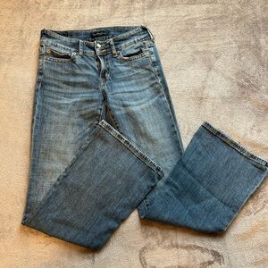 COPY - Aeropostale low rise flare jeans, double button. size 2.